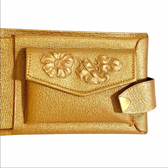 50s Vintage Royal Guard Gold Bi Fold Womens Wallet - Picture 4 of 8